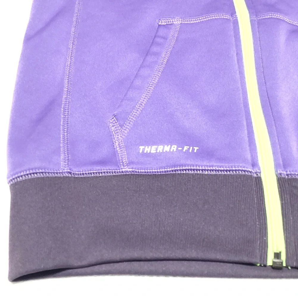 Nike Therma-Fit Girls Size XL Front Zip Hooded Sweatshirt Hoodie